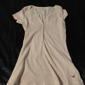 Hollister Light Pink Casual shirt